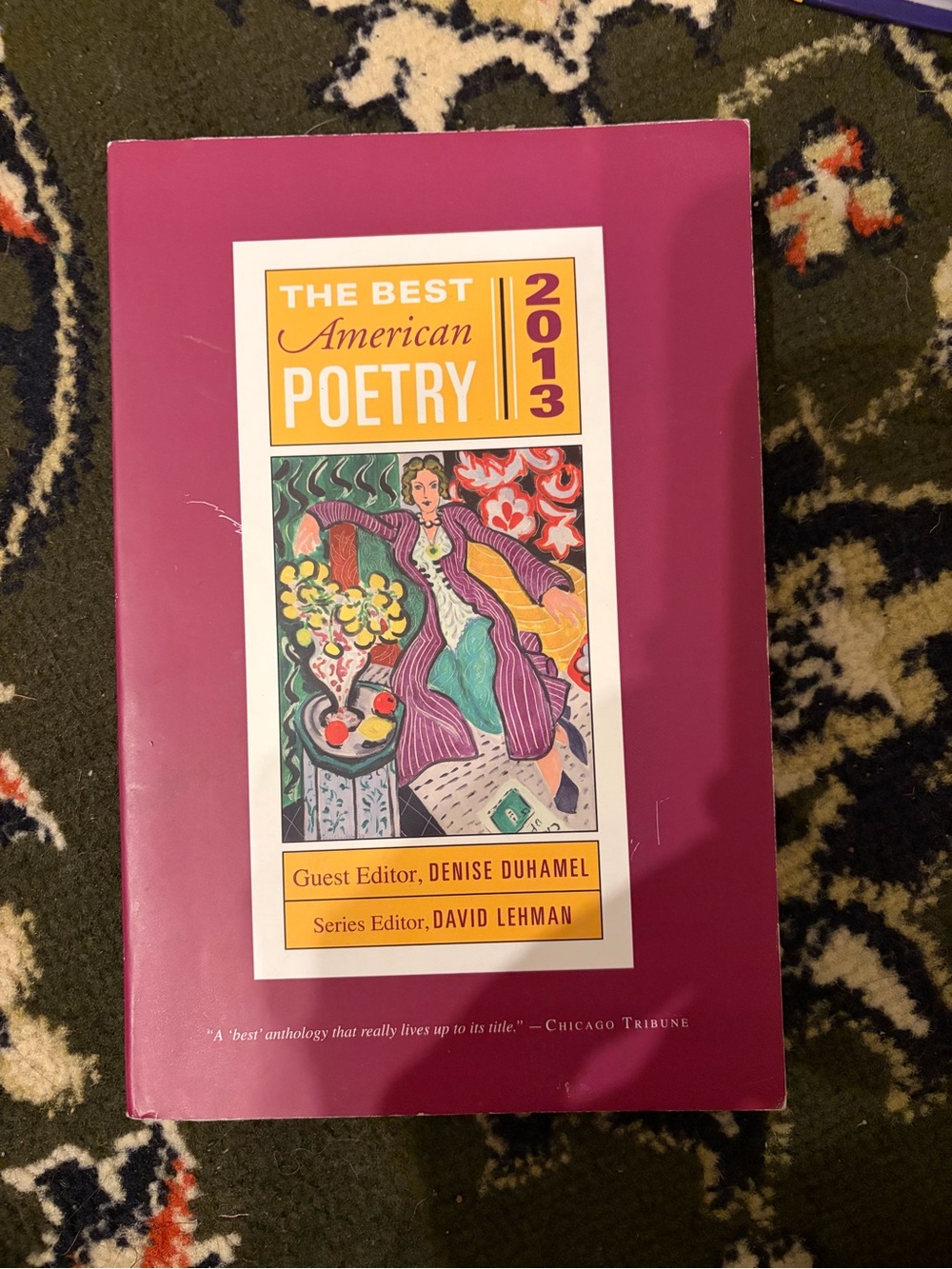 The Best American Poetry 2013 - Plum Cover